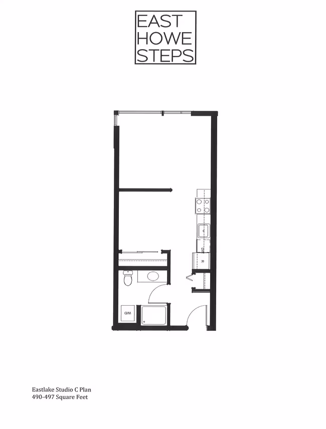 Eastlake Studio C 258 floor plan